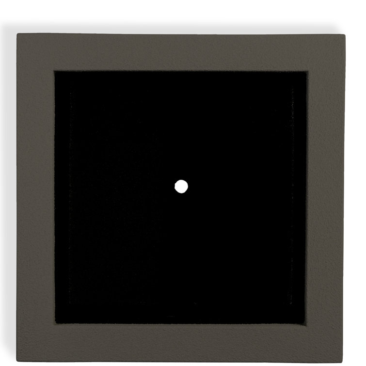 Monterray Slate Gray Square Polymer Extra Large Outdoor Planter