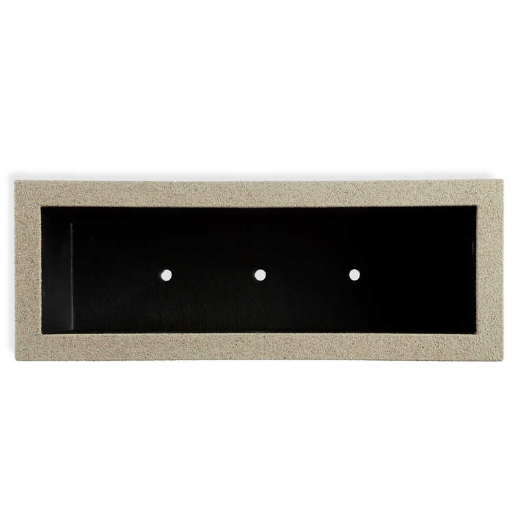 Sandstone Granite Extra Large Rectangular Polymer Planter