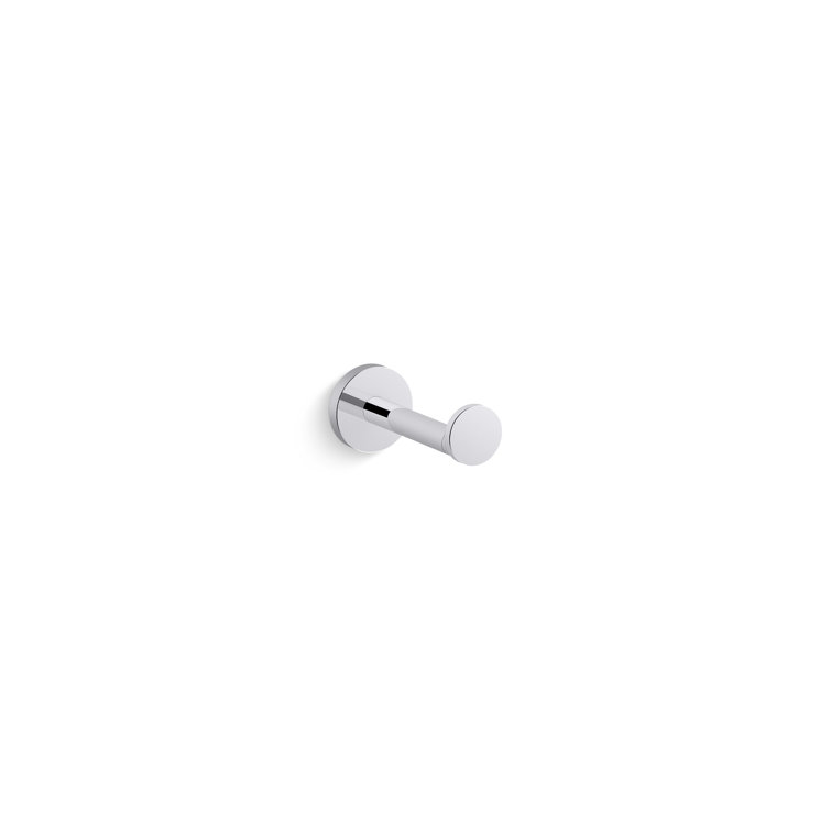 Polished Chrome Modern Wall Mount Toilet Paper Holder