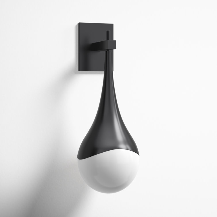 Ariana Old Bronze Opal Glass Single-Light Sconce