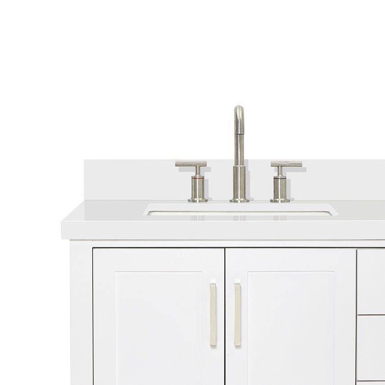 Magnolia 61" White Freestanding Single Bathroom Vanity Set