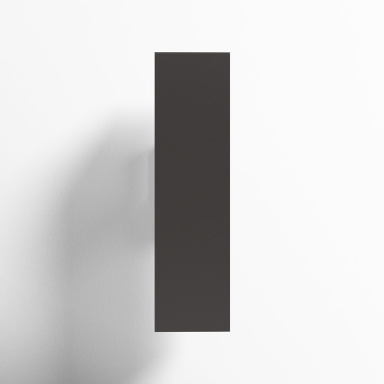 Bronze Rectangular Aluminum Outdoor Wall Light