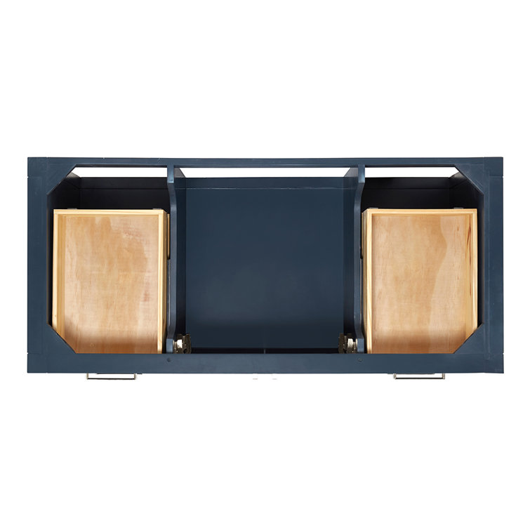Magnolia Midnight Blue 49" Single Bathroom Vanity with Marble Top