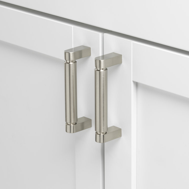 Stainless Steel Modern Bar Pull with Mounting Hardware