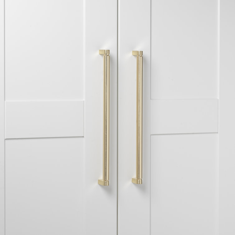13-inch Champagne Gold Smooth Bar Pull with Mounting Hardware