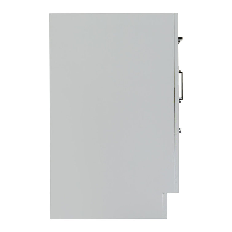 48'' Gray Hardwood Single Freestanding Bathroom Vanity Cabinet