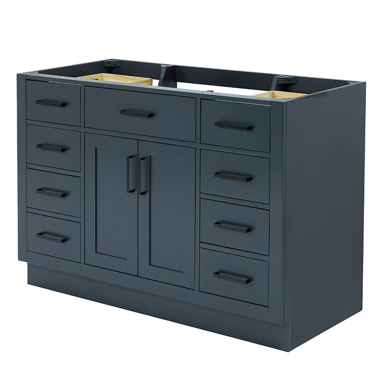 Midnight Blue 48'' Single Freestanding Bathroom Vanity Base