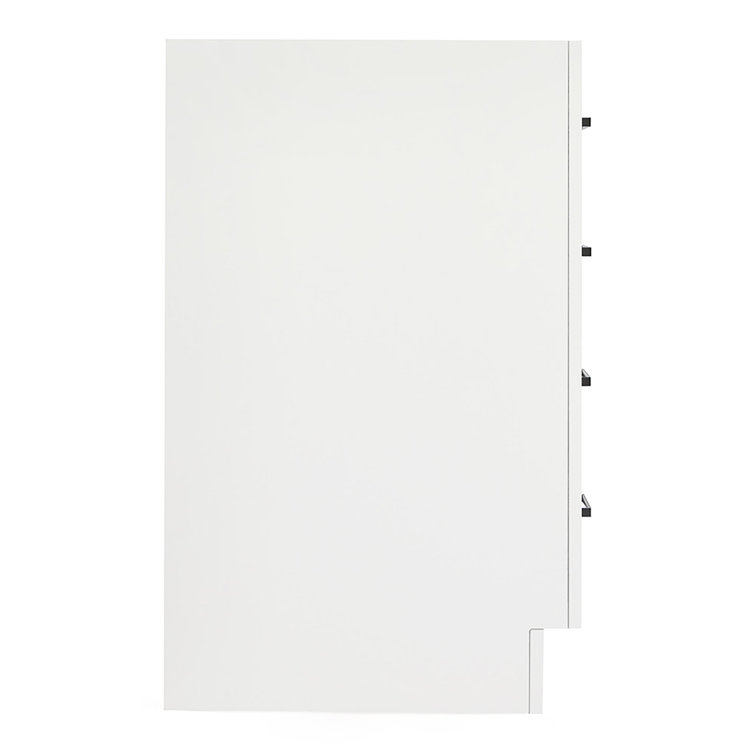 White 48'' Single Freestanding Hardwood Bathroom Vanity Base