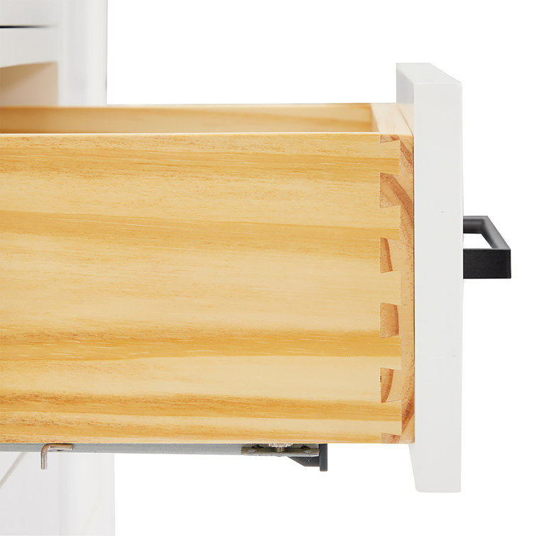 White 48'' Single Freestanding Hardwood Bathroom Vanity Base