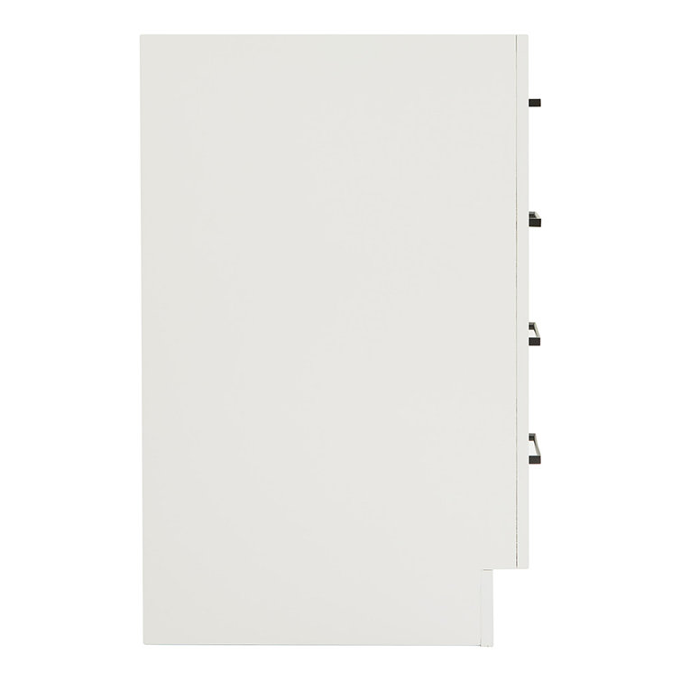 42'' White Wood Freestanding Single Bathroom Vanity Base