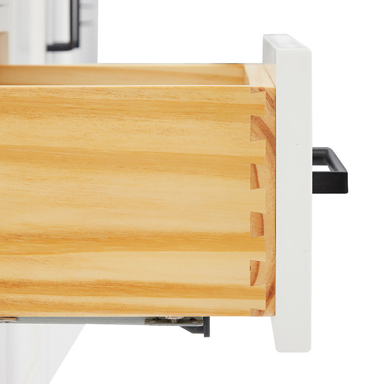 42'' White Wood Freestanding Single Bathroom Vanity Base