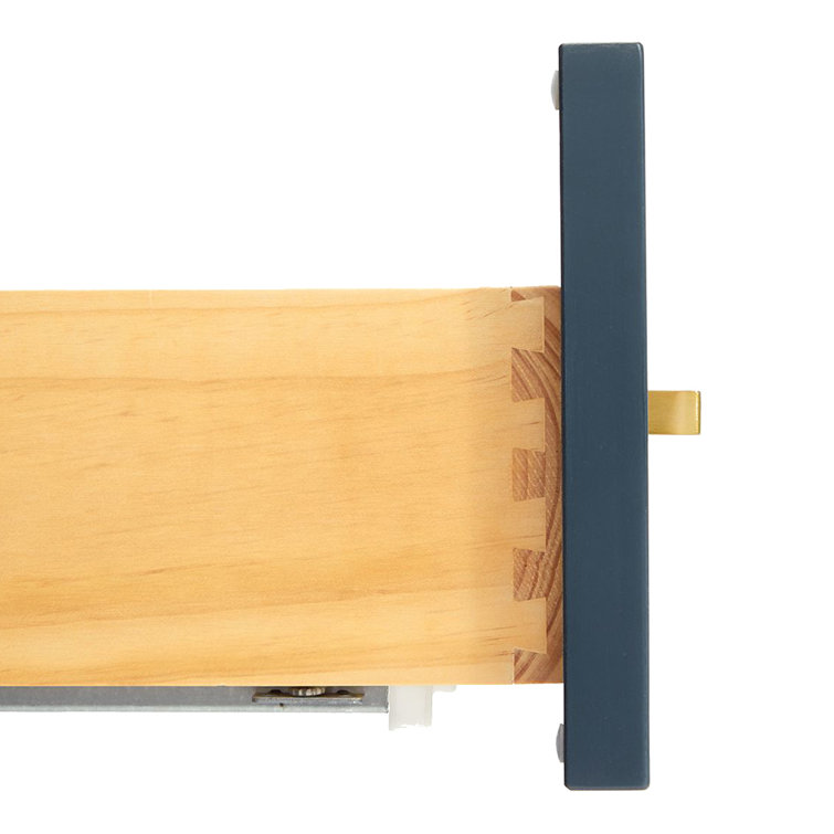 Midnight Blue 42'' Freestanding Wood Bathroom Vanity Base