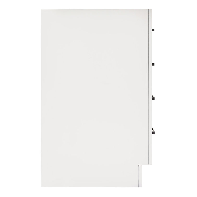 42'' White Wood Freestanding Single Bathroom Vanity Base