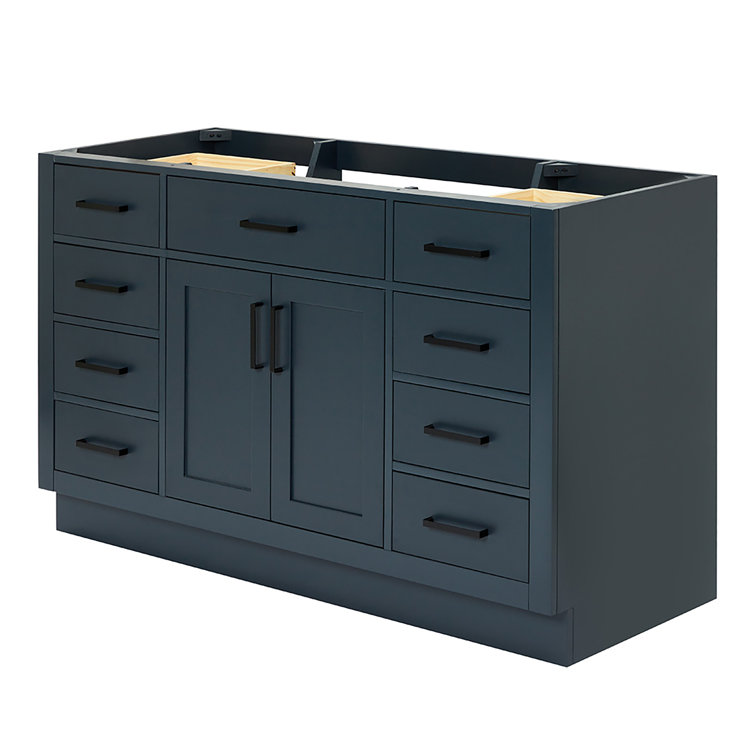 Midnight Blue 54'' Single Freestanding Bathroom Vanity Base