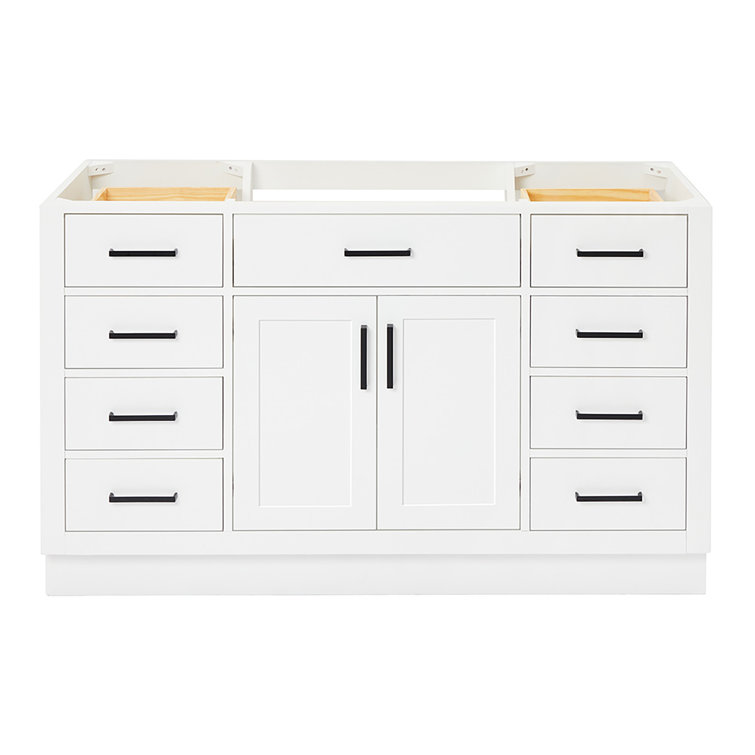 White 54'' Freestanding Single Bathroom Vanity Base