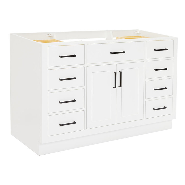 White 54'' Freestanding Single Bathroom Vanity Base