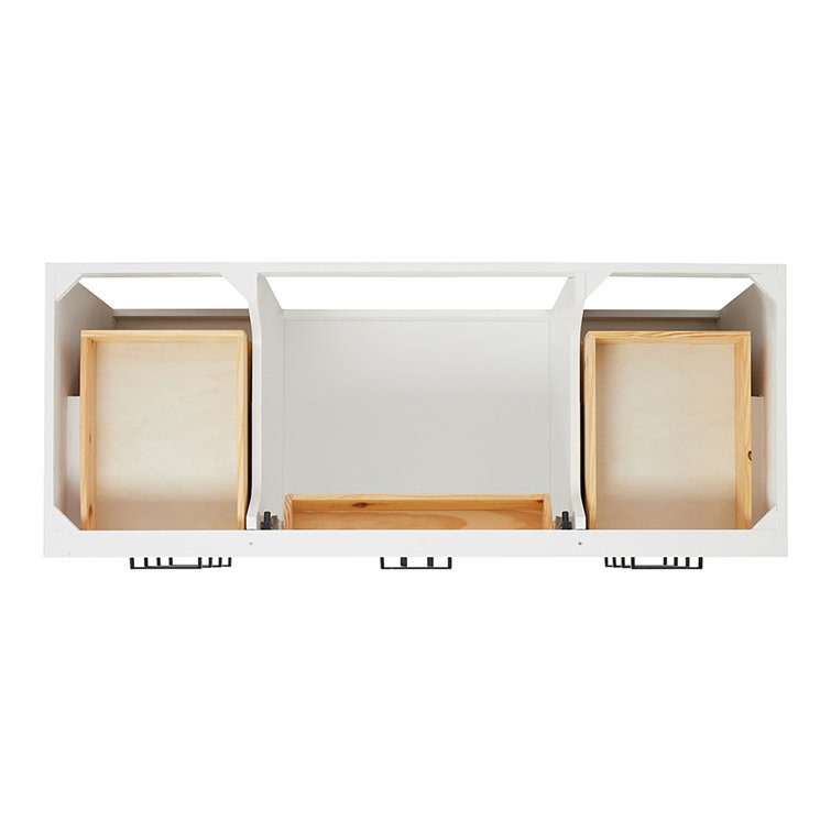White 54'' Freestanding Single Bathroom Vanity Base