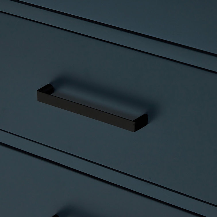 Midnight Blue 60'' Double Freestanding Hardwood Vanity Base