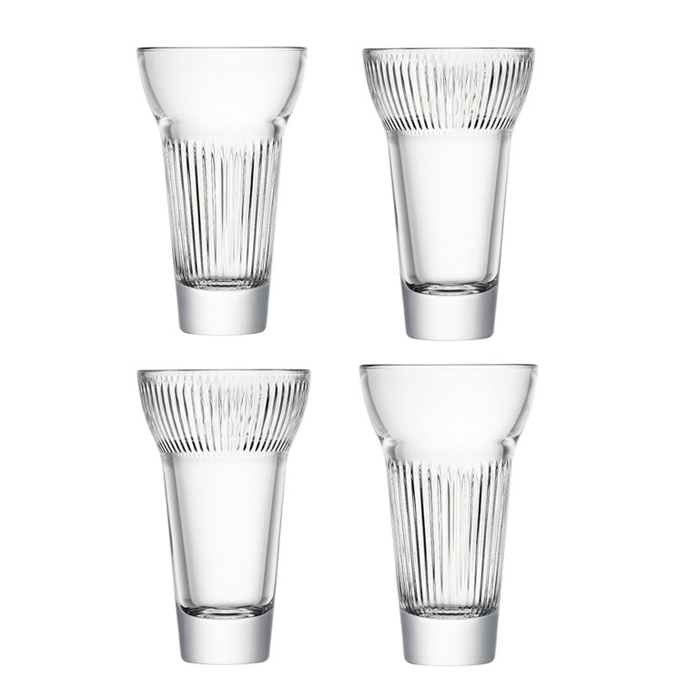 Calanques 7.74oz Clear Glass Hurricane Cocktail Set