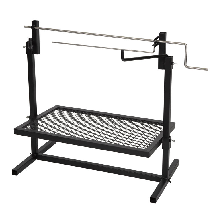 Heavy-Duty Stainless Steel Rotisserie Camp Grill