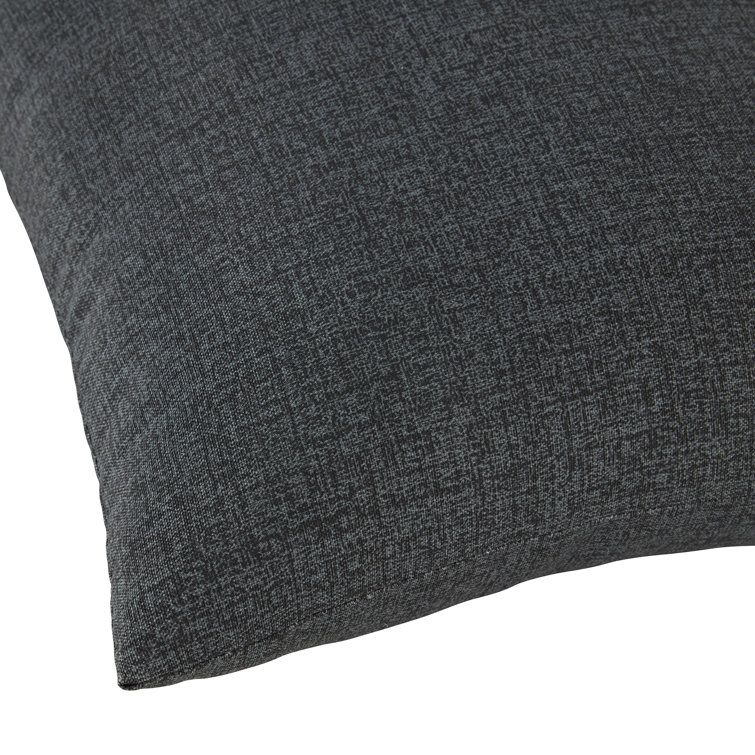 Carbon 17" Square Outdoor Throw Pillow Set