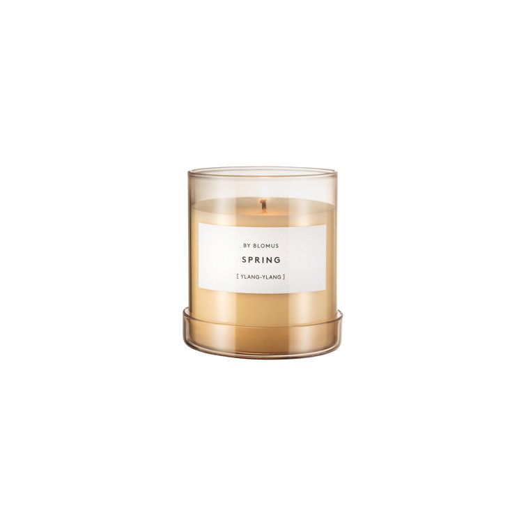 Large Misty Rose Soy Candle with Ylang-Ylang Scent
