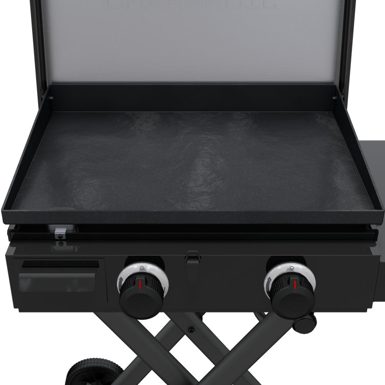 22" Black Portable Propane Gas Hibachi Griddle