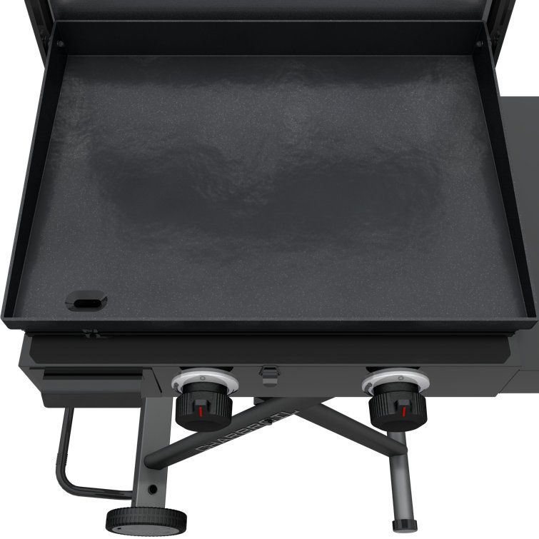 22" Black Portable Propane Gas Hibachi Griddle