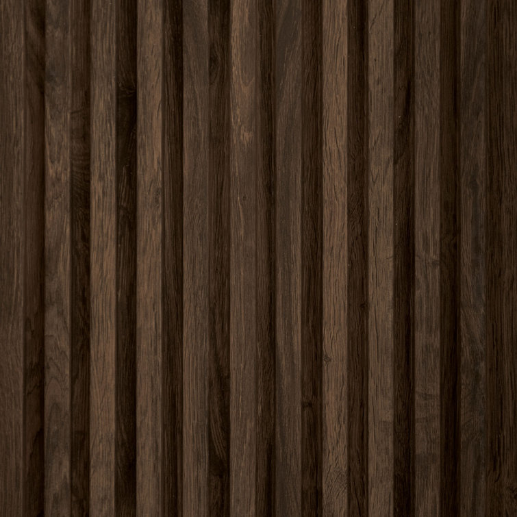 Walnut 94.5" 3D Wood Slat Wall Panels