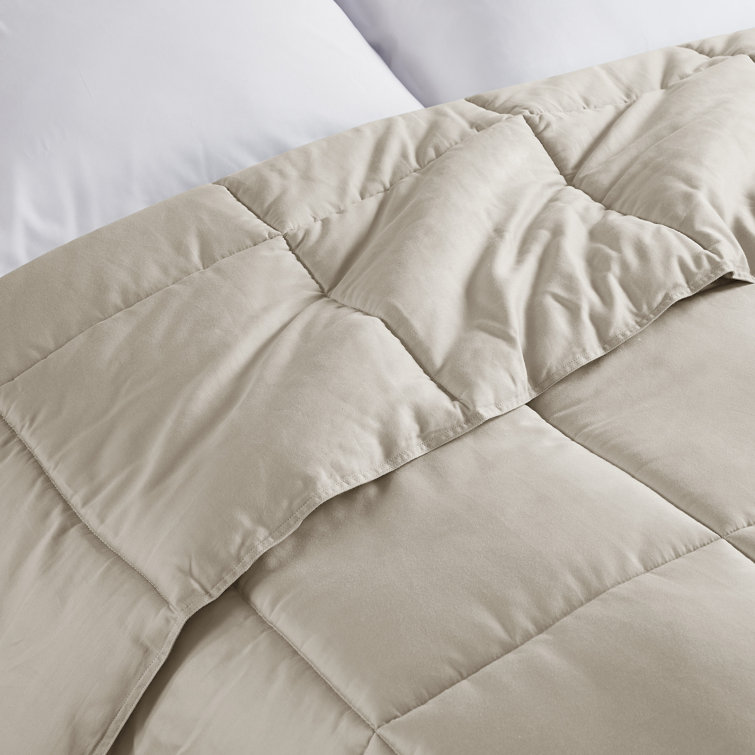 Madison Park 300 Thread Count Cotton Percale Luxury Down Alternative Comforter