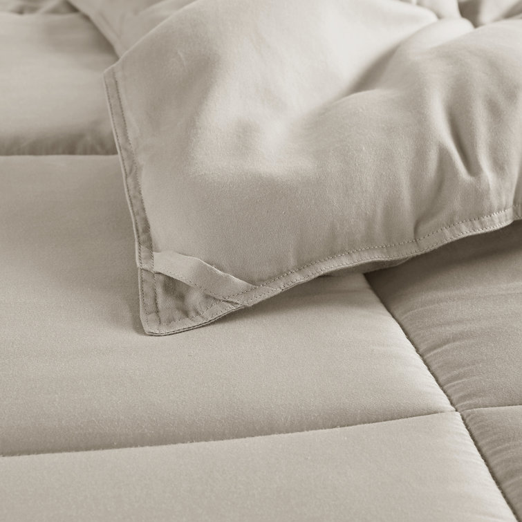 Madison Park 300 Thread Count Cotton Percale Luxury Down Alternative Comforter