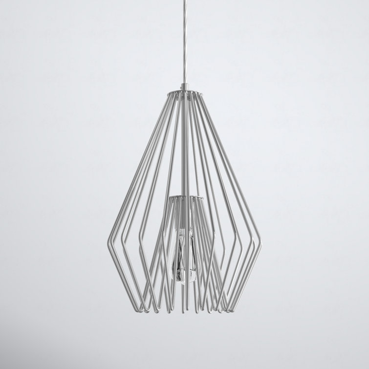 Bronze Geometric Mini Metal Pendant Light