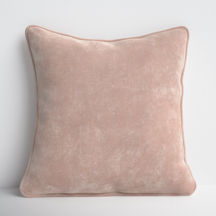 Burgundy Velvet Square Reversible Throw Pillow Set