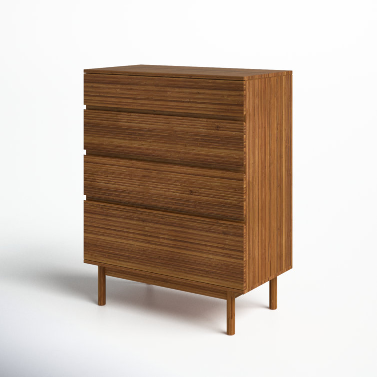 Amber Bamboo Double Dresser with Soft Close Drawers
