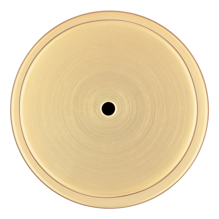 Satin Brass Round Privacy Door Knob for Bed and Bath