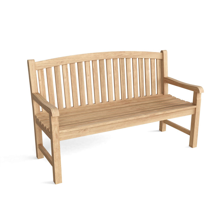 Chelsea Natural Teak 3-Seater Outdoor Bench