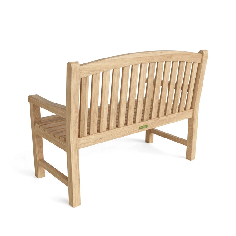 Charleigh 48" Natural Teak Outdoor Bench