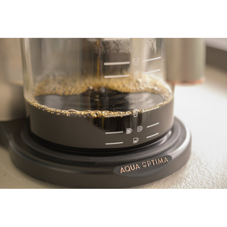 Aqua Optima Stainless Steel 10 Cup Drip Coffee Maker