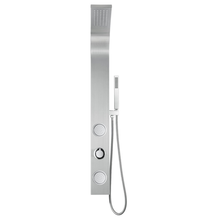 44'' Stainless Steel Shower Panel with Adjustable Head