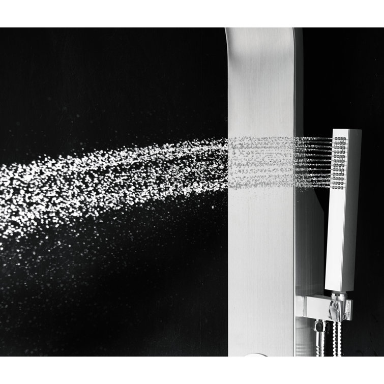 44'' Stainless Steel Shower Panel with Adjustable Head