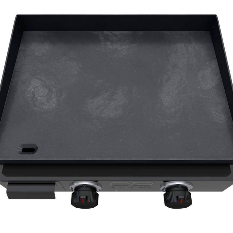 Charbroil 22" Portable Black 2-Burner Gas Griddle