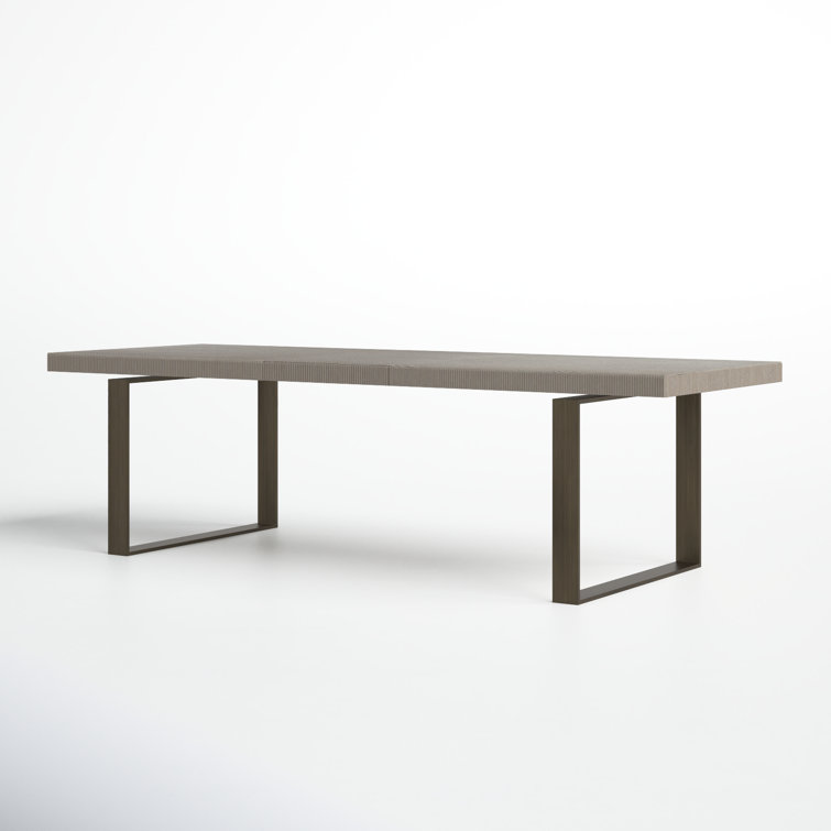 Jerrod 106'' Reclaimed Wood Rustic Extendable Dining Table