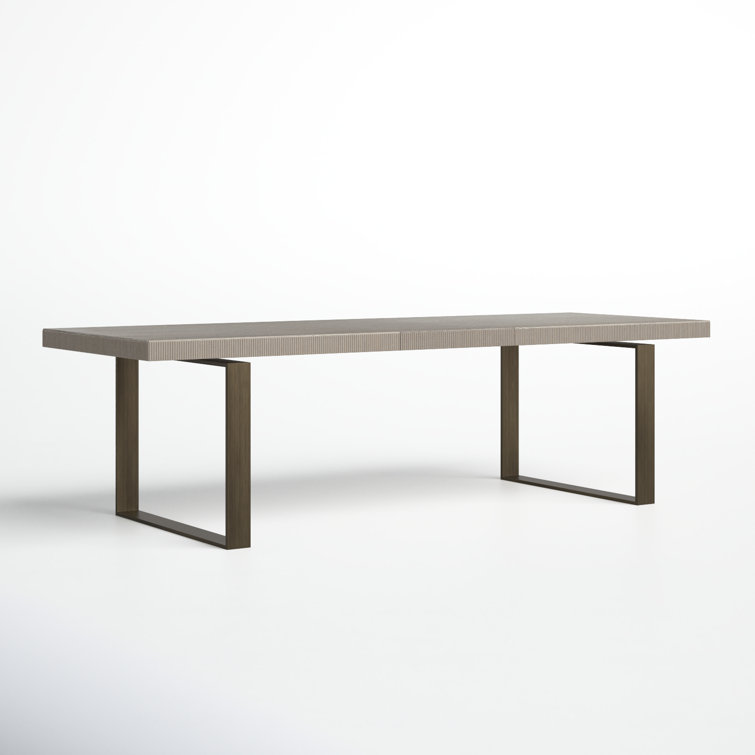 Jerrod 106'' Reclaimed Wood Rustic Extendable Dining Table