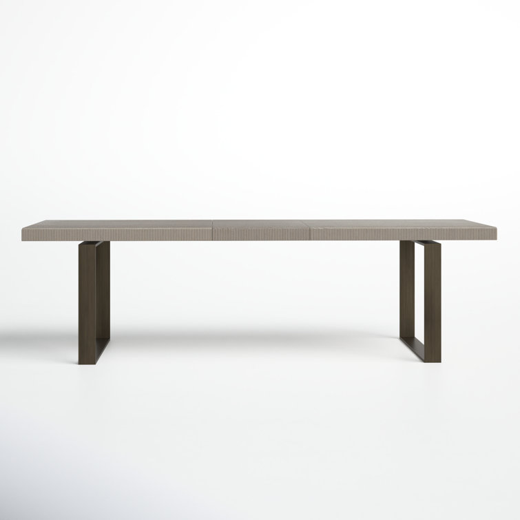 Jerrod 106'' Reclaimed Wood Rustic Extendable Dining Table