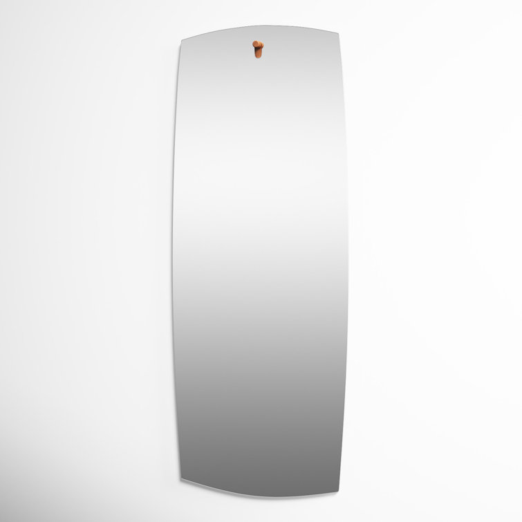Beveled Glass Full Length Rectangular Wall Mirror