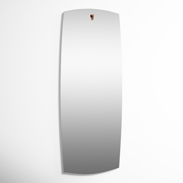 Beveled Glass Full Length Rectangular Wall Mirror