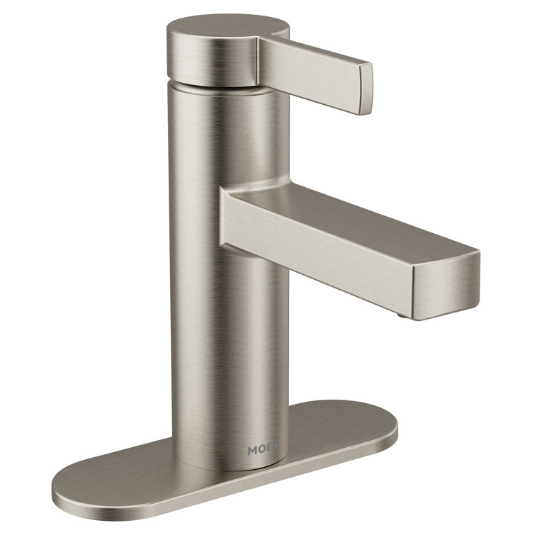 Beric Spot Resist Brushed Nickel Modern Bathroom Faucet