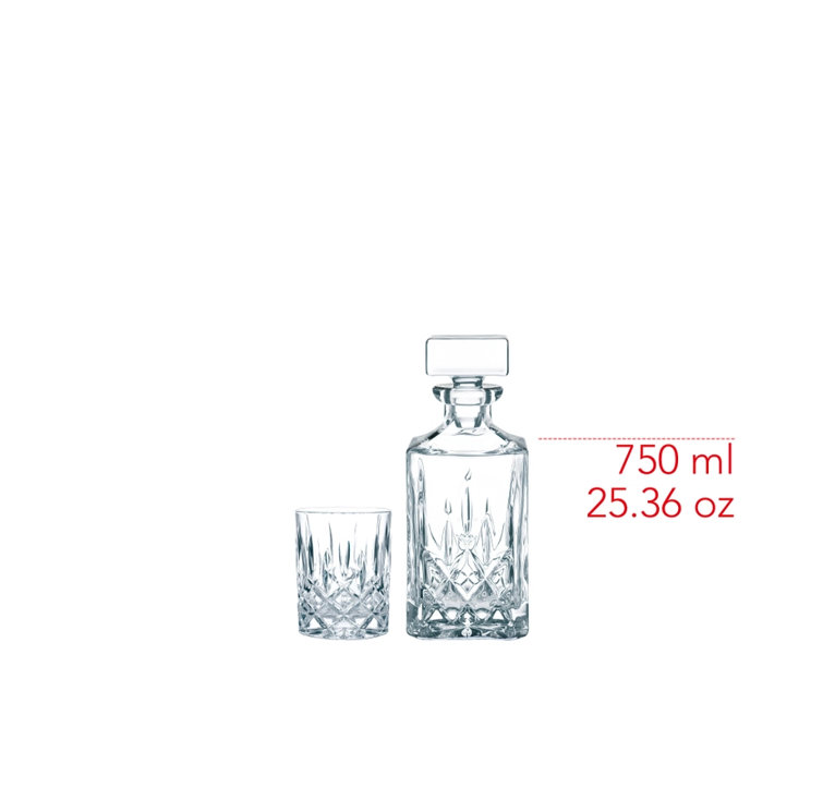 Spey 26oz Clear Crystal Glass Decanter