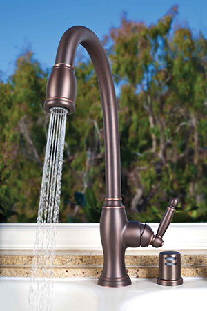 Nadya Oil Rubbed Bronze Pull Down Kitchen Faucet