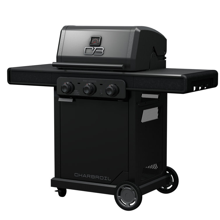 Charbroil Pro Series 3-Burner Black Infrared Propane Gas Grill